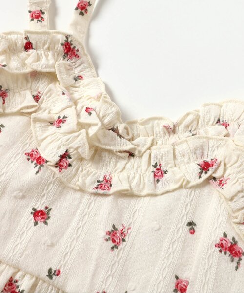 apres les cours（アプレレクール）の「花柄キャミビスチェ_ジュニア対応（ベスト・キッズ・その他3・120/110/100/90/140/130）」の11枚目の写真