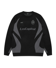 LMCAPITAL SOCCER KNIT SWEATER black
