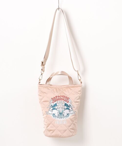 カヤ（カヤ）の「【カヤ】神使トート＆ショルダーバッグ2WAY（ショルダーバッグ・レディース・レッド/パープル系その他/ベージュ・FREE）」の2枚目の写真