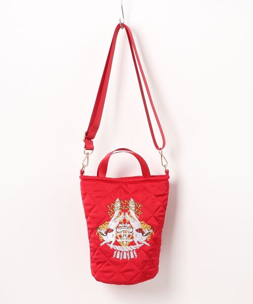 カヤ（カヤ）の「【カヤ】神使トート＆ショルダーバッグ2WAY（ショルダーバッグ・レディース・レッド/パープル系その他/ベージュ・FREE）」の3枚目の写真