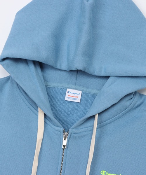 Champion（チャンピオン）の「【Champion/チャンピオン】レディース ジップフーデッドスウェットシャツ（パーカー・レディース・ヘザーグレー/オートミール/モカ/グレイッシュブルー/ブラック系その他・LARGE/MEDIUM）」の17枚目の写真