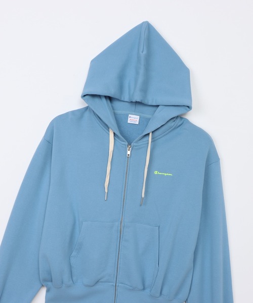 Champion（チャンピオン）の「【Champion/チャンピオン】レディース ジップフーデッドスウェットシャツ（パーカー・レディース・ヘザーグレー/オートミール/モカ/グレイッシュブルー/ブラック系その他・LARGE/MEDIUM）」の18枚目の写真