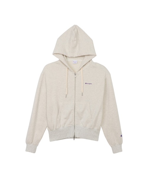 Champion（チャンピオン）の「【Champion/チャンピオン】レディース ジップフーデッドスウェットシャツ（パーカー・レディース・ヘザーグレー/オートミール/モカ/グレイッシュブルー/ブラック系その他・LARGE/MEDIUM）」の11枚目の写真