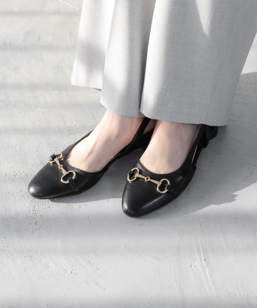 Elura(エルーラ)の「ビットパンプス/633014(パンプス・レディース・ブラウン系その他2/ブラック・MEDIUM/SMALL/LARGE)」の4枚目の写真