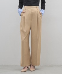 &. NOSTALGIA | ツイルワイドストレートパンツ（セットアップ）(スラックス)