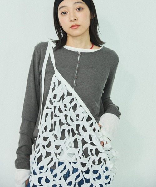 MIRROR STOKE(ミラーストーク)の「【ZOZO限定】MULTI LACE WRAP SKIRT/マルチウェイレースラップスカート(スカート・レディース・ホワイト・MEDIUM)」の18枚目の写真