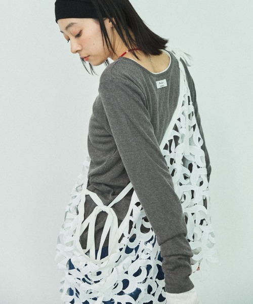 MIRROR STOKE(ミラーストーク)の「【ZOZO限定】MULTI LACE WRAP SKIRT/マルチウェイレースラップスカート(スカート・レディース・ホワイト・MEDIUM)」の21枚目の写真