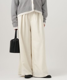 BAYFLOW | [スタイルアップ]TRタックワイドパンツ(その他パンツ)