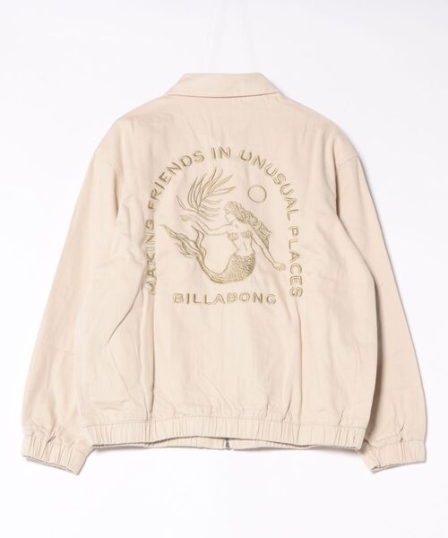 BILLABONG(ビラボン)の「BILLABONG ウィメンズ CHILL TIME JACKET ジャケット 【2026年春夏モデル】(ブルゾン・レディース・アイボリー/ブラウン系その他/グリーン系その他・MEDIUM)」の4枚目の写真