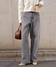 FREE'S MART | ◆レーストリミングワイドストレートデニム(その他パンツ)