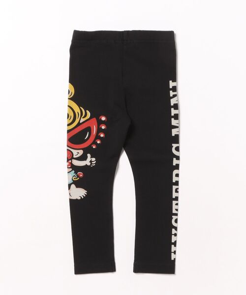 HYSTERIC MINI(ヒステリックミニ)の「BOW TIE MINI 10分丈 レギンス(その他パンツ・キッズ・ブラック・90)」の2枚目の写真