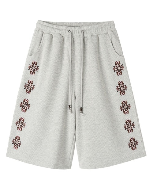 OY（オーワイ）の「『OY/オーワイ』CROSS WAFFLE SHORTS/クロスワッフルショートパンツ（スウェットパンツ・メンズ・グレー/ブラック・L/M）」の17枚目の写真