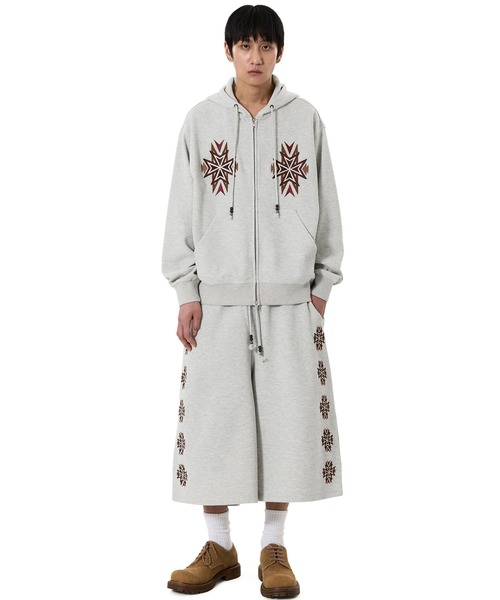 OY（オーワイ）の「『OY/オーワイ』CROSS WAFFLE SHORTS/クロスワッフルショートパンツ（スウェットパンツ・メンズ・グレー/ブラック・L/M）」の13枚目の写真