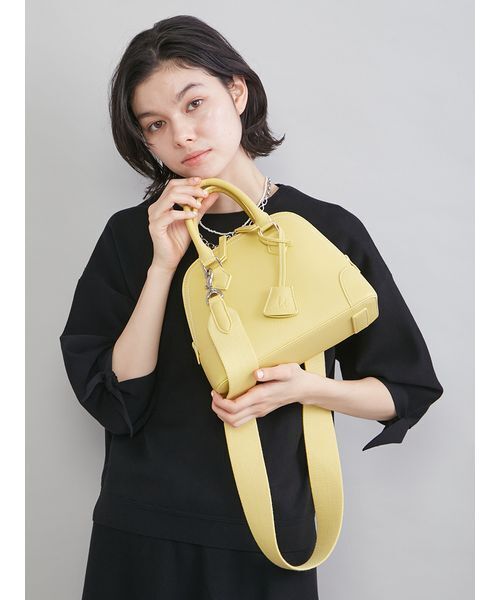 ワイドショルダーミドルボストンバッグ（ボストンバッグ）｜Mila Owen