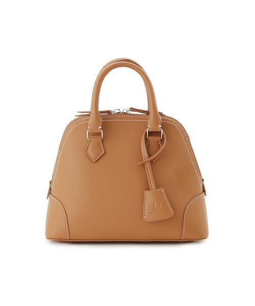 Mila Owen（ミラオーウェン）の「ワイドショルダーミドルボストンバッグ（ボストンバッグ・レディース・ピンク/キャメル/ブラック/アイボリー/イエロー・F）」の6枚目の写真