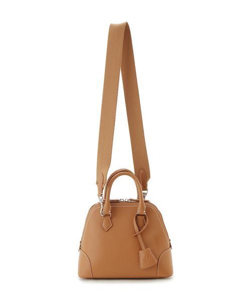 Mila Owen（ミラオーウェン）の「ワイドショルダーミドルボストンバッグ（ボストンバッグ・レディース・ピンク/キャメル/ブラック/アイボリー/イエロー・F）」の12枚目の写真