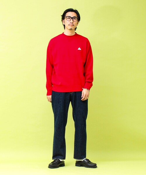 GEVACO（ゲバコ）の「【GEVACO/ゲバコ】スウェットニットプルオーバー（スウェット・メンズ・グリーン/レッド/グレー・M/L）」の9枚目の写真