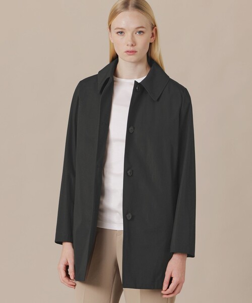 MACKINTOSH LONDON(マッキントッシュ ロンドン)の「【BANTON/バントン】ウエザーコットンコート(トレンチコート・レディース・ブラック/ベージュ・40/38)」の1枚目の写真