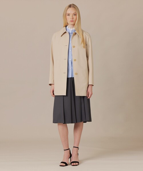 MACKINTOSH LONDON(マッキントッシュ ロンドン)の「【BANTON/バントン】ウエザーコットンコート(トレンチコート・レディース・ブラック/ベージュ・40/38)」の11枚目の写真