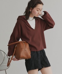 ad thie | フーディー ニット プルオーバー(ニット/セーター)