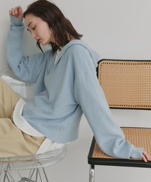 ニット フーディーニットプルオーバー レディース フーディー」に該当するレディースのニット/セーターファッション通販