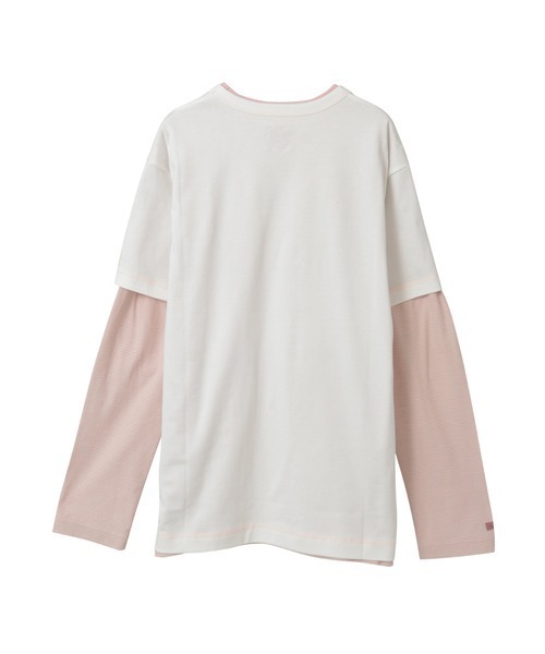 KARL HELMUT(カールヘルム)の「ロゴ&ネームワッペンTシャツとボーダー長袖Tシャツのセット(その他トップス・メンズ・ホワイト×ブラック/ミント/レッド/ピンク・LARGE/MEDIUM)」の16枚目の写真