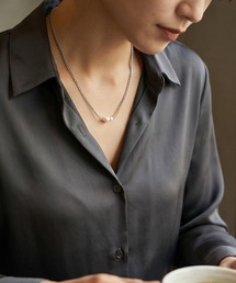 STYLE DELI（スタイルデリ）の「【DELI by】淡水ツインパール・ミニマルネックレス（ネックレス）」