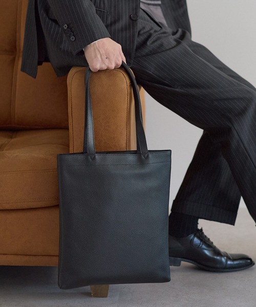 GUSCIO UOMO（グッシオ ウォーモ）の「【グッシオ　ウォーモ】ビジネストートバッグ　サブバッグ（ビジネスバッグ・メンズ・ダークグリーン/ブラック/ネイビー・FREE）」の2枚目の写真