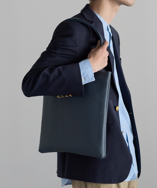 GUSCIO UOMO（グッシオ ウォーモ）の「【グッシオ　ウォーモ】ビジネストートバッグ　サブバッグ（ビジネスバッグ・メンズ・ダークグリーン/ブラック/ネイビー・FREE）」の4枚目の写真