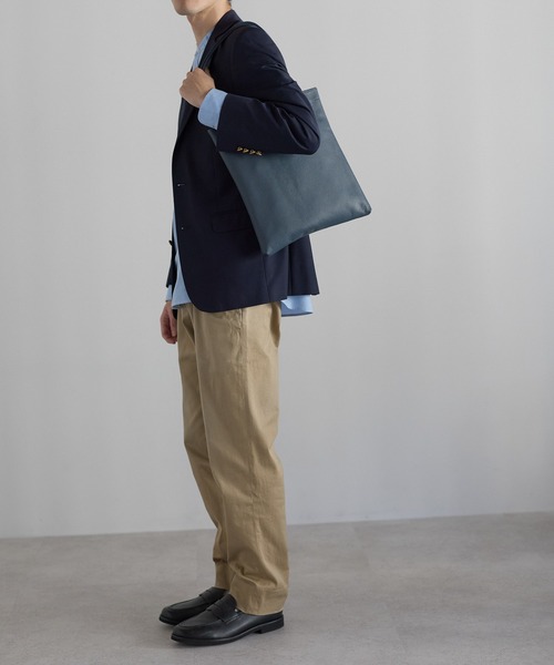 GUSCIO UOMO（グッシオ ウォーモ）の「【グッシオ　ウォーモ】ビジネストートバッグ　サブバッグ（ビジネスバッグ・メンズ・ダークグリーン/ブラック/ネイビー・FREE）」の7枚目の写真