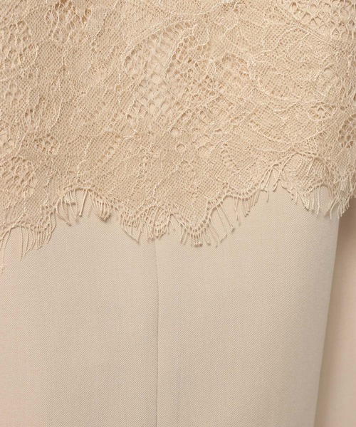 mysty woman（ミスティウーマン）の「レースレイヤードスカート 660061（スカート・レディース・ベージュ/グリーン系その他/ダークブルー・SMALL/MEDIUM）」の22枚目の写真