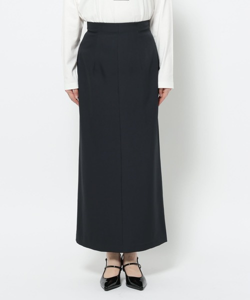 mysty woman（ミスティウーマン）の「レースレイヤードスカート 660061（スカート・レディース・ベージュ/グリーン系その他/ダークブルー・SMALL/MEDIUM）」の7枚目の写真