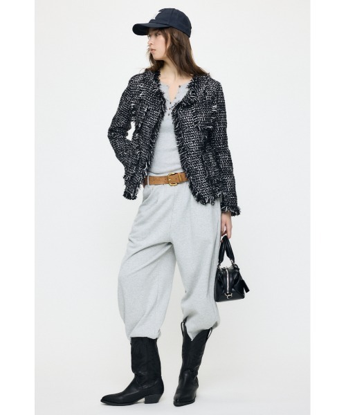 MOUSSY（マウジー）の「SLACKER TWEED ジャケット（その他アウター・レディース・ライトグリーン/アイボリー/ブラック系その他・FREE）」の21枚目の写真
