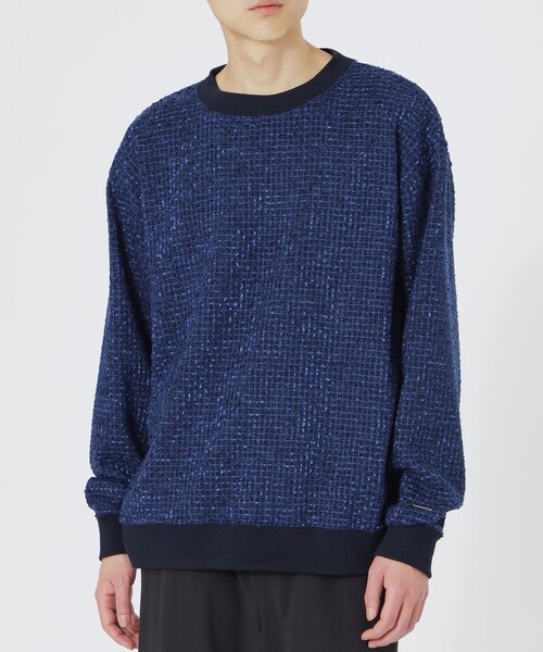LOVELESS(ラブレス)の「ファンシーチェックプルオーバー(Tシャツ/カットソー・メンズ・ブルー/オフホワイト/ブラック・M/L)」の6枚目の写真