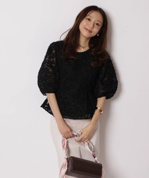 JUSGLITTY | チュールレースブラウス(シャツ/ブラウス)
