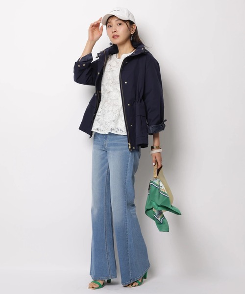 JUSGLITTY（ジャスグリッティー）の「チュールレースブラウス（シャツ/ブラウス・レディース・ブラック/ホワイト・2/1）」の20枚目の写真