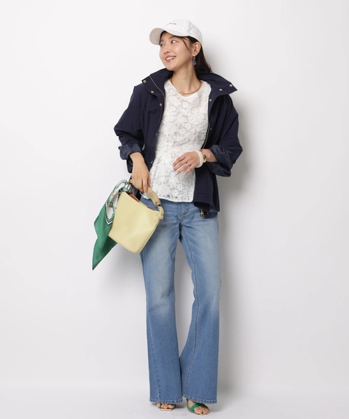 JUSGLITTY（ジャスグリッティー）の「チュールレースブラウス（シャツ/ブラウス・レディース・ブラック/ホワイト・2/1）」の21枚目の写真