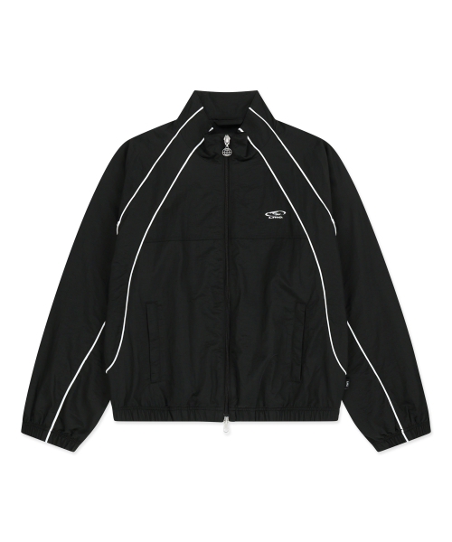 LMCの「PIPING TRACK JACKET black(ナイロンジャケット・メンズ・その他・MEDIUM/LARGE/SMALL)」の1枚目の写真