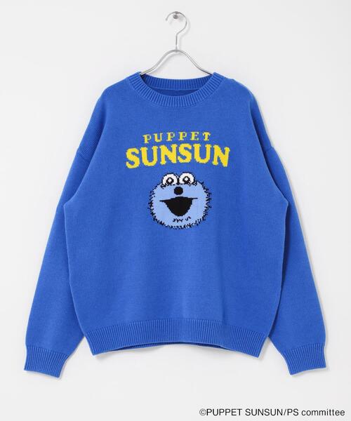 ユニセックス』『別注』SUNSUN×SENSE OF PLACE ジャガードニット