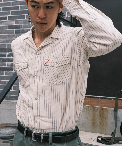 VDR（ブイディアール）の「OLD LOOM SHIRT [Ivory]（シャツ/ブラウス・メンズ・その他・MEDIUM/LARGE/X-LARGE）」の4枚目の写真