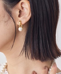 Gready Brilliant | １粒パールイヤリング(イヤリング)