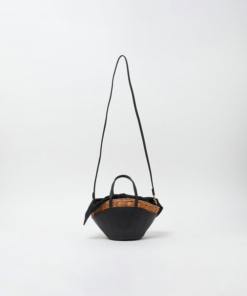 SHIPS BAGMATI バスケット シップス バッグ かごバッグ ブラック BAGMATI:カゴバッグ （かごバッグ）｜SHIPS / シップス ファッション