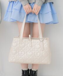 RETRO GIRL（レトロガール）の「ハートキルトキャリーオンバッグ（トートバッグ）」