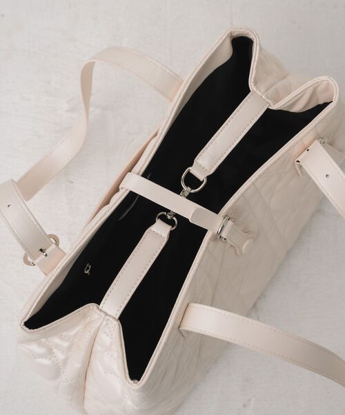 RETRO GIRL（レトロガール）の「ハートキルトキャリーオンバッグ（トートバッグ・レディース・ピンク/オフホワイト/ブラック・ONE SIZE）」の18枚目の写真