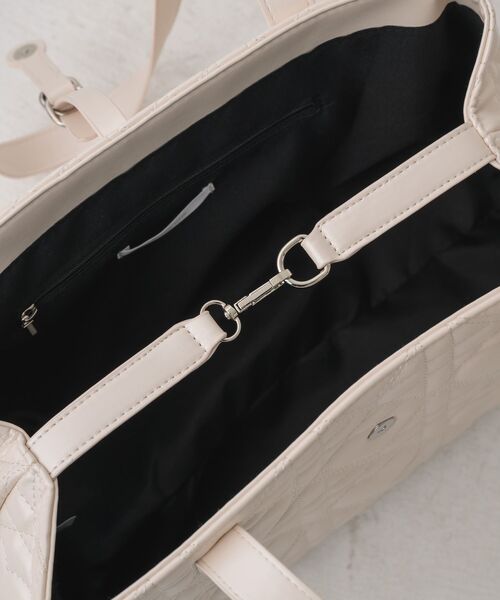 RETRO GIRL（レトロガール）の「ハートキルトキャリーオンバッグ（トートバッグ・レディース・ピンク/オフホワイト/ブラック・ONE SIZE）」の19枚目の写真