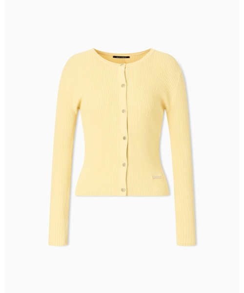 ARMANI EXCHANGE(アルマーニエクスチェンジ)の「【A|X アルマーニ エクスチェンジ】クルーネックニットカーディガン(カーディガン/ボレロ・レディース・サンドベージュ/ライトイエロー・X-SMALL/SMALL/MEDIUM/LARGE)」の11枚目の写真