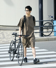 FREAK'S STORE | <UVカット・接触冷感・吸水速乾> AiRide/エアライド パッカブル セットアップ 夏/ヘンリーネック プルオーバー/ショーツ/パッカブル/限定展開(その他トップス)