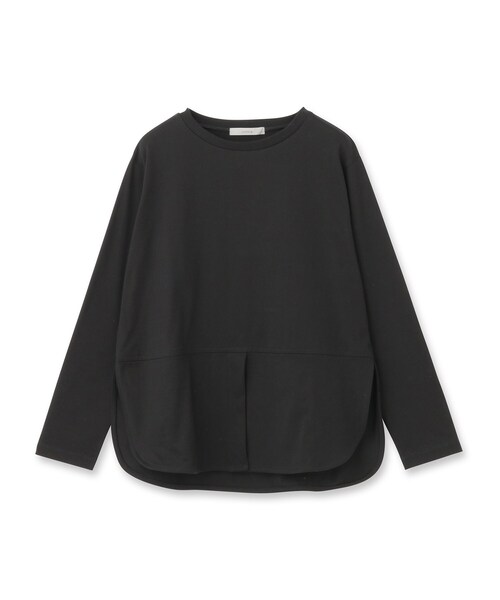 Liyoca（リヨカ）の「【Liyoca】ベーシック天竺スリットプルオーバー（Tシャツ/カットソー・レディース・ホワイト/ブラック・02）」の3枚目の写真