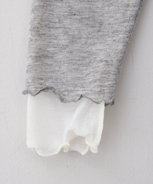 natural couture（ナチュラルクチュール）の「リバーシブルシアーカットTOPS（Tシャツ/カットソー・レディース・サックスブルー/ピンク/ネイビー/グレー・FREE）」の16枚目の写真