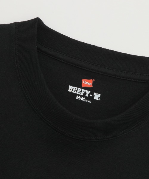 HANES（ヘインズ）の「【Hanes/ヘインズ】メンズ ビーフィー 【2枚組】Tシャツ BEEFY-T（Tシャツ/カットソー・メンズ・ネイビー/ブラック/ヘザーグレー/ホワイト・X-LARGE/SMALL/MEDIUM/LARGE/X-SMALL）」の15枚目の写真